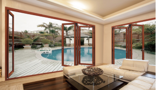  節能建材 折疊門|桂林建豐鋁合金門窗廠生產批發各類建筑鋁合金門窗鋁材